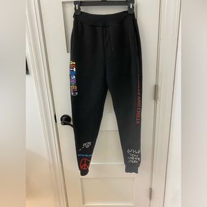 M Black Astro World Sweatpants